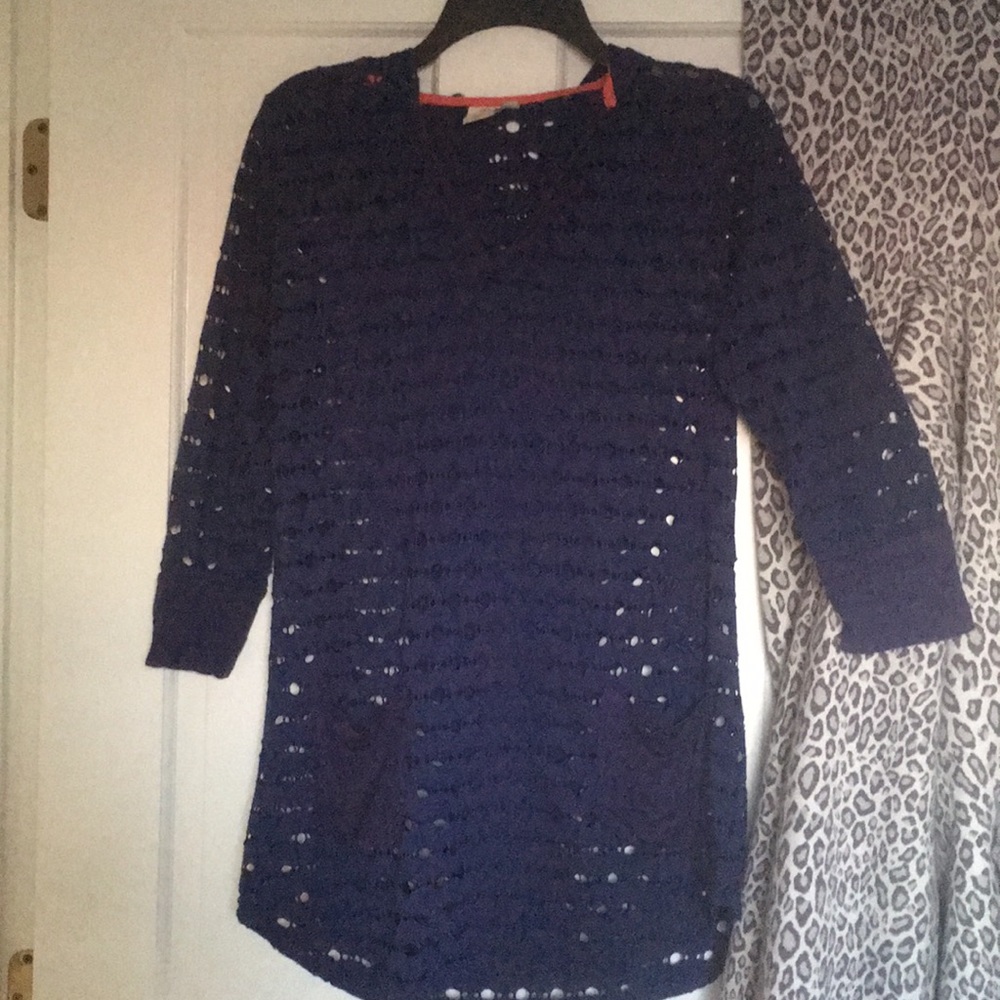 Navy blue cover up